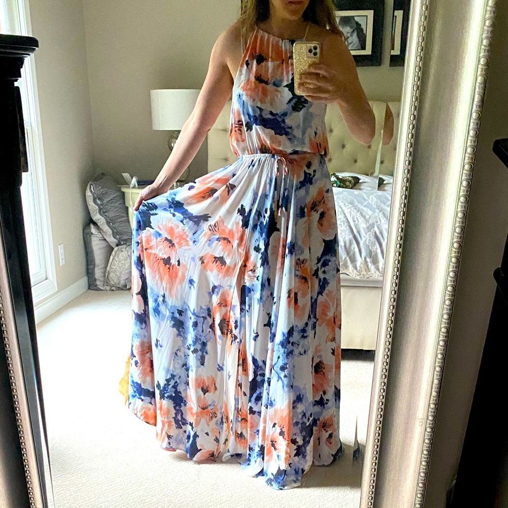 Floral maxi dress from Lulu’s